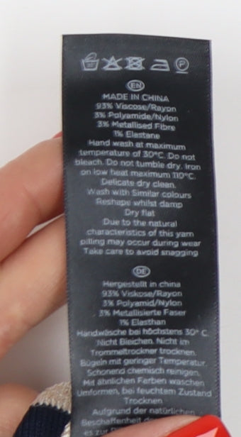 Hobbs Women's Multicoloured Striped Jumper, Size S