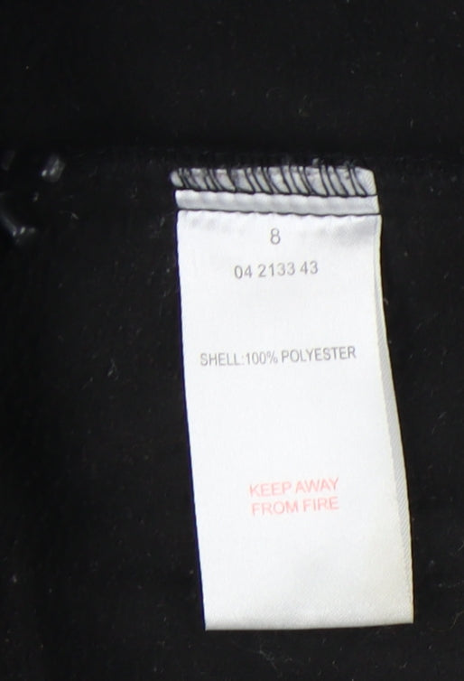 Peter Storm Women's Black Hooded Jacket Size 8