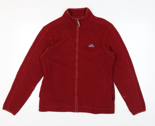 Weird Fish Red Men's M Basic Jacket with Logo
