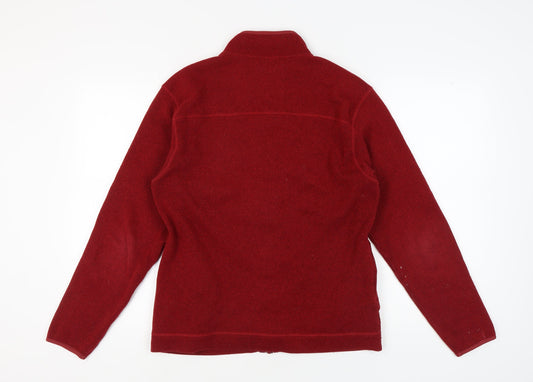 Weird Fish Red Men's M Basic Jacket with Logo