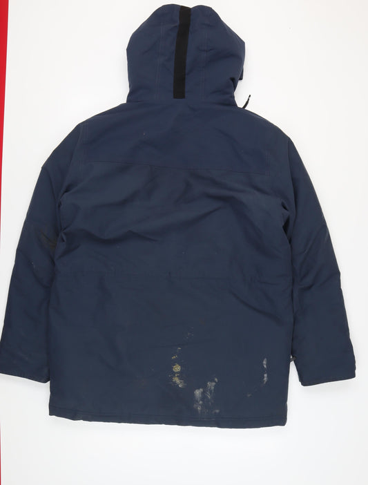 O'Neill Men's Blue Parka Jacket with Hood, L