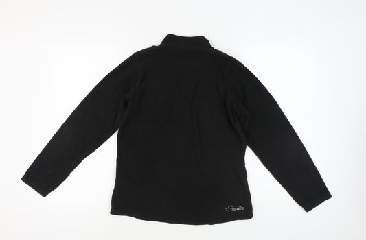 Dare 2b Women's Black Mock Neck Fleece Pullover Sweatshirt 12