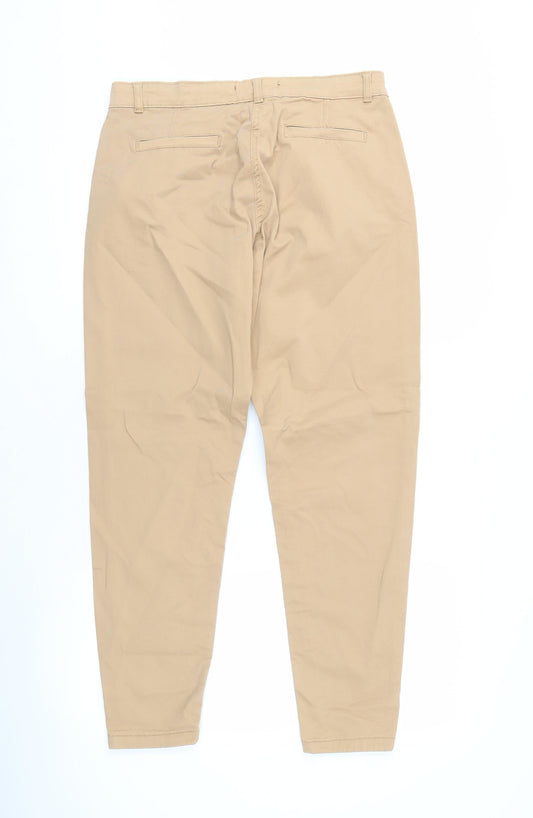 Kangol Mens Beige Chino Trousers Size 10 Regular