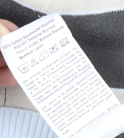 Jack & Jones Men's Multicoloured Striped Pullover, Size S