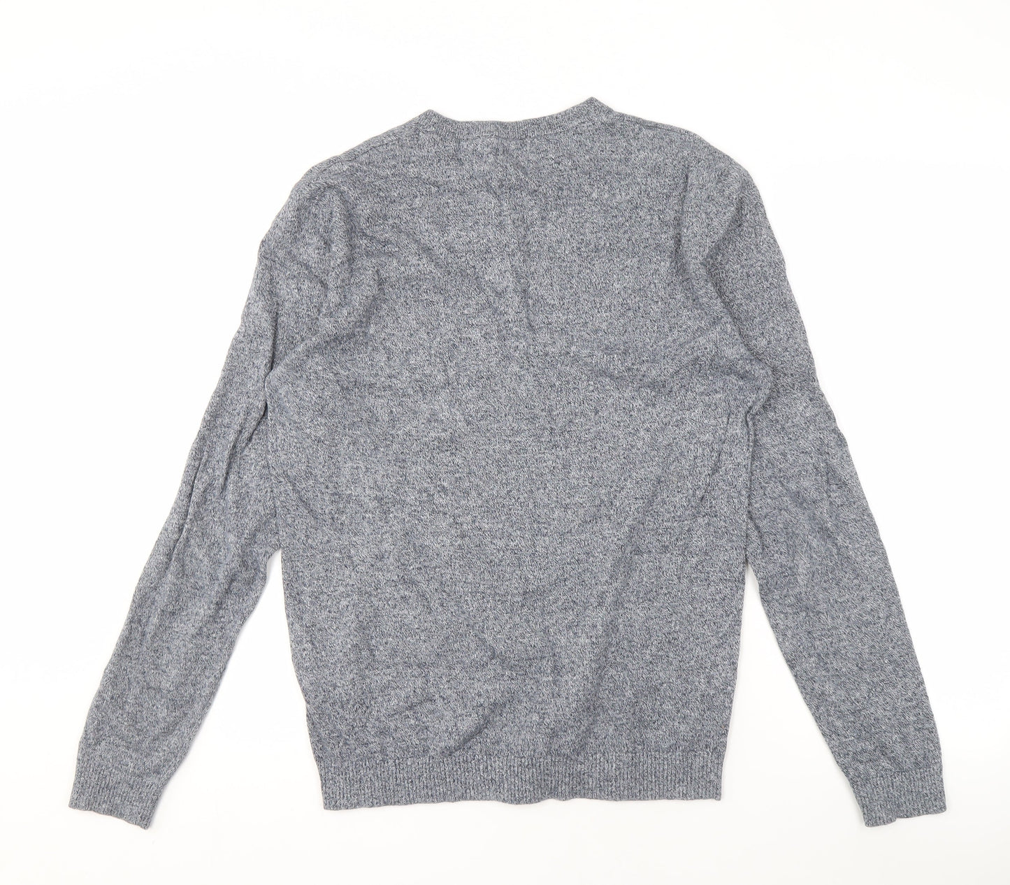 Jack & Jones Men's Grey Cotton Jumper Size M