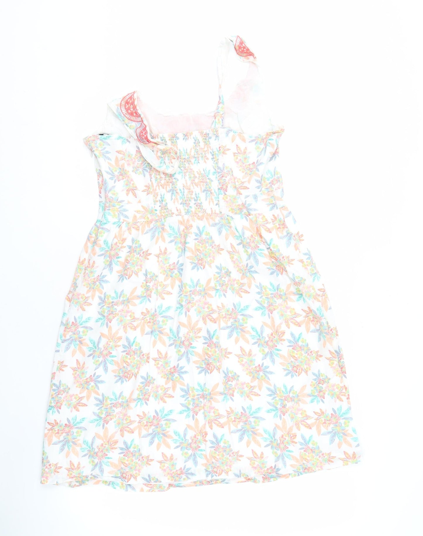 Fat Face Women's Multicoloured Floral Dress Size 12