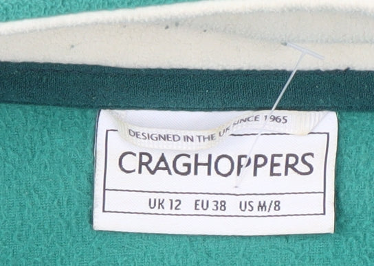 Craghoppers Unisex Green Sweatshirt M, Logo, High Neck, Lightweight