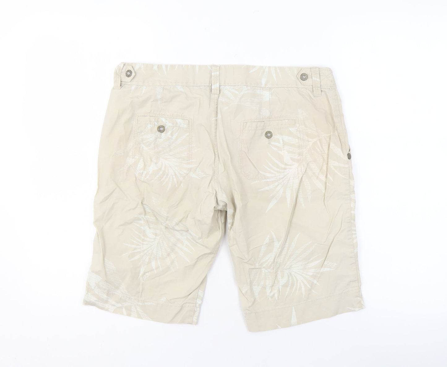 Roxy Unisex Beige Floral Chino Shorts - Size 40 Casual