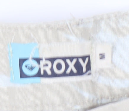 Roxy Unisex Beige Floral Chino Shorts - Size 40 Casual