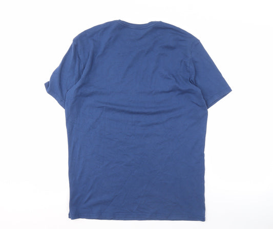 Calvin Klein Men's Blue Crew Neck T-Shirt L