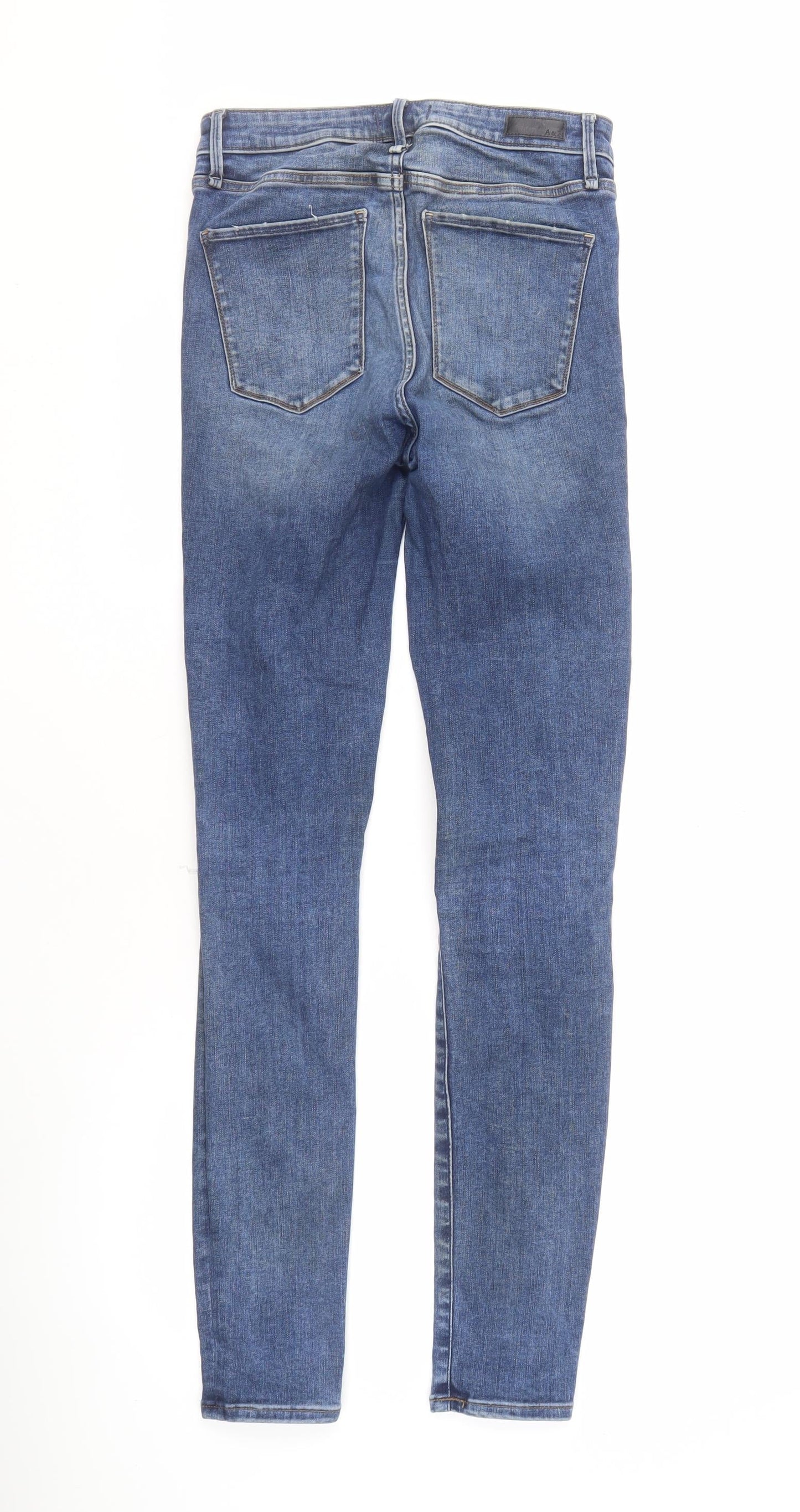Abercrombie & Fitch Men's Blue Skinny Jeans Size 25