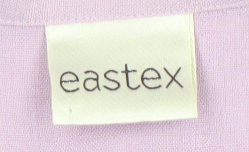 Eastex Women's Purple Blouse Size 18 Short Sleeve