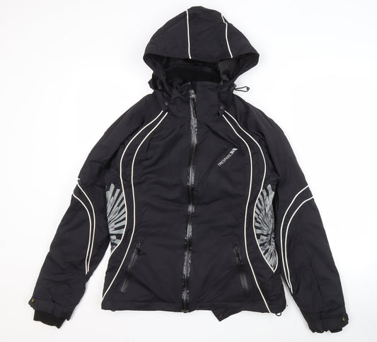 Trespass Women's Black Ski Jacket M Waterproof
