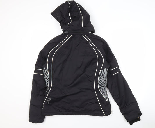 Trespass Women's Black Ski Jacket M Waterproof
