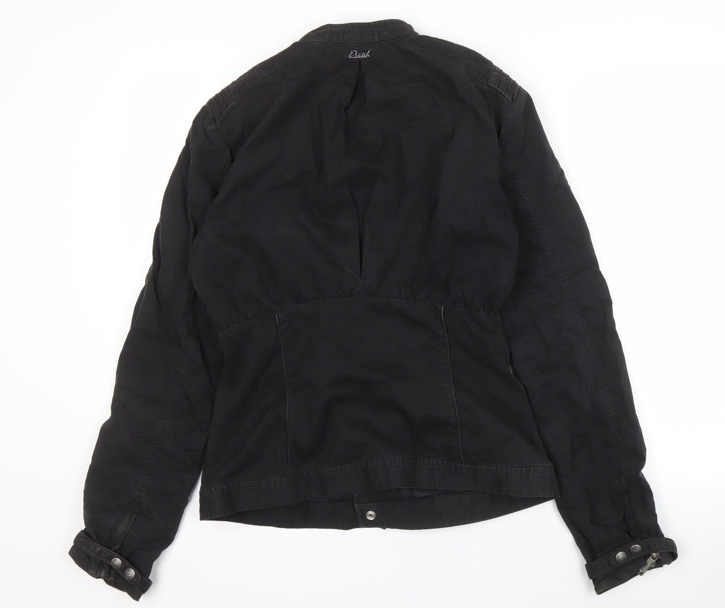 Diesel Women's Black Motorcycle Jacket Size L