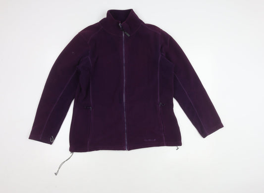 Peter Storm Women's Purple Fleece Jacket Size 14