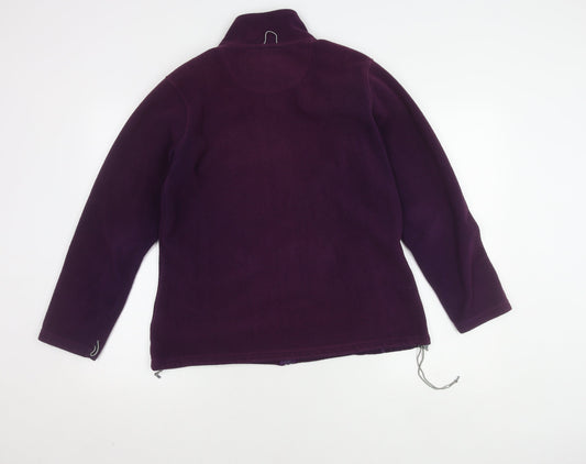 Peter Storm Women's Purple Fleece Jacket Size 14