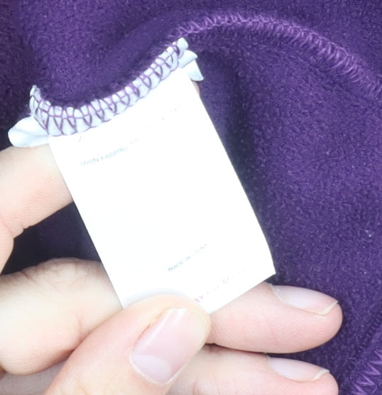 Peter Storm Women's Purple Fleece Jacket Size 14