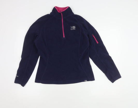 Karrimor Women's Blue Fleece Pullover Sweatshirt, Size 10