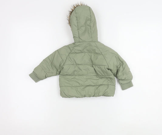 McKenzie Girls Green Puffer Jacket 3-6 Months