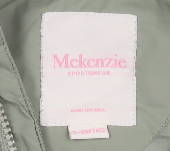 McKenzie Girls Green Puffer Jacket 3-6 Months