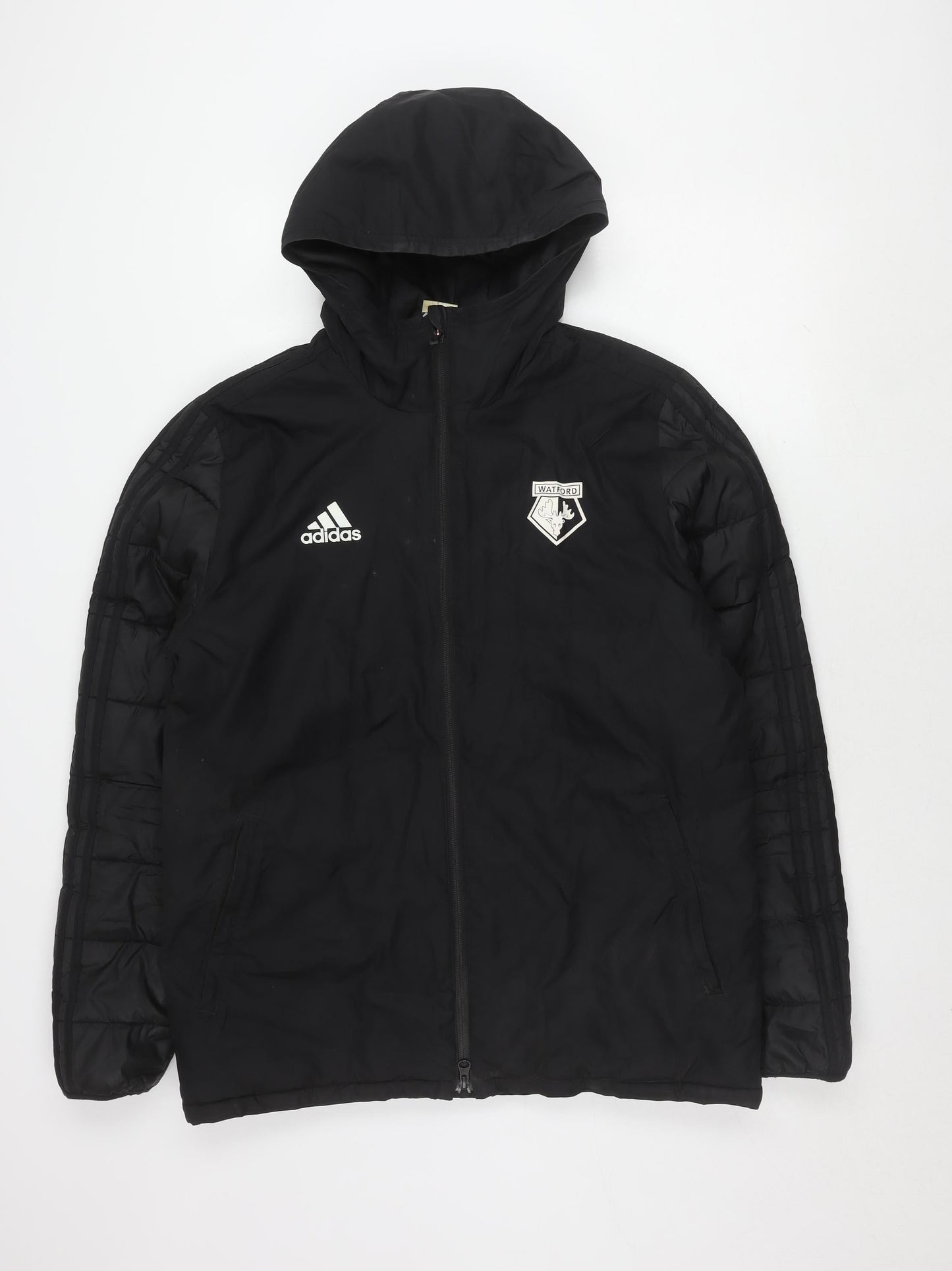 Adidas Men's Black Puffer Jacket - Size M