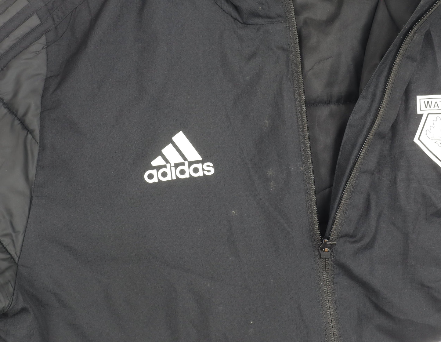Adidas Men's Black Puffer Jacket - Size M