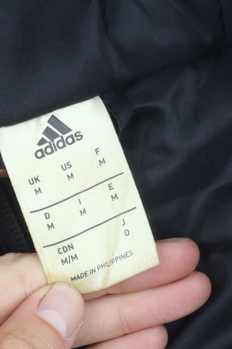 Adidas Men's Black Puffer Jacket - Size M