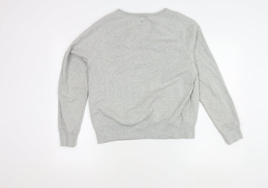 Diesel Women's Grey Pullover Sweatshirt, Size S