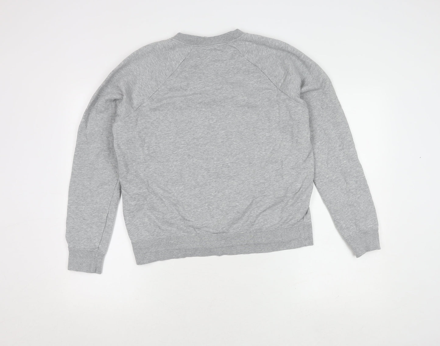 Nike Grey Unisex Adults Pullover Sweatshirt M