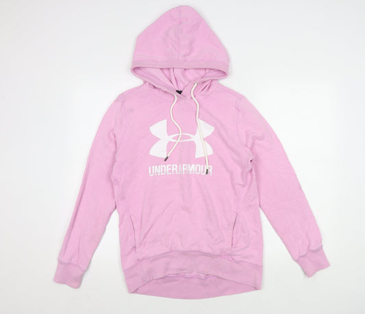 Under Armour Women's Pink Pullover Hoodie, S