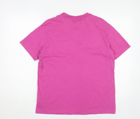 Nike Women's Pink T-Shirt, Size S, Crew Neck, Casual