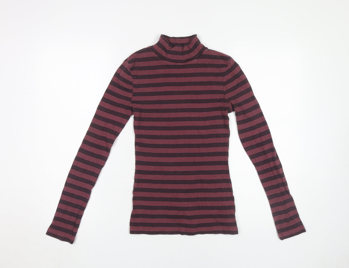 Fat Face Women's Multicoloured Stripe Roll Neck