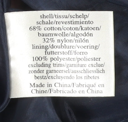 Laura Ashley Women's Blue Jacket, Size 12, Button Style