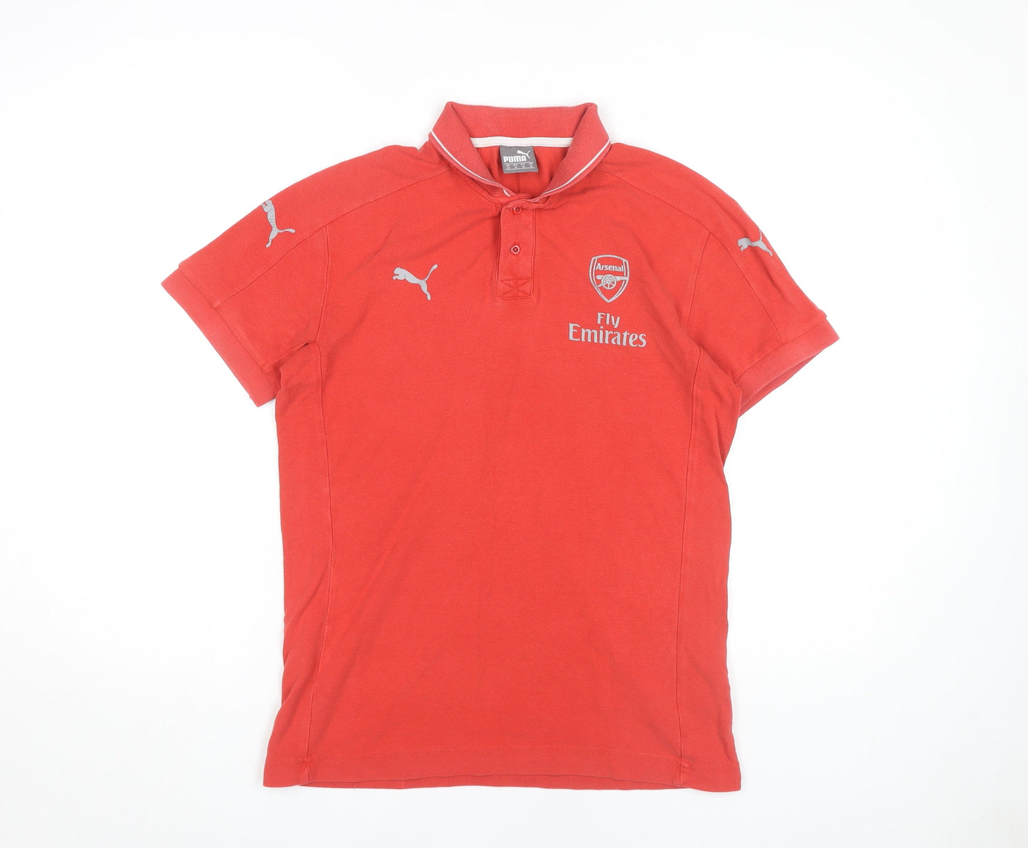 Puma Unisex Red Polo Shirt M Sports Casual