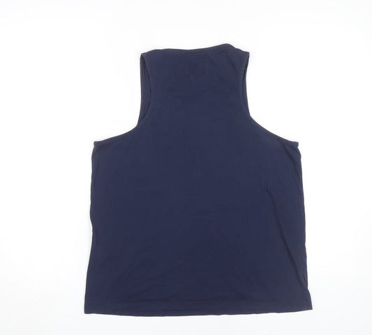 Superdry Women's Blue Tank Top Size 12 Casual Wear