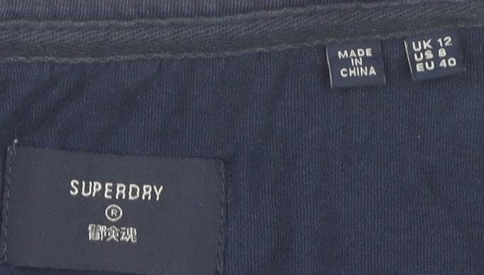 Superdry Women's Blue Tank Top Size 12 Casual Wear