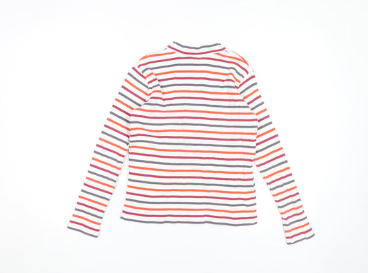 Jigsaw Junior Girls Multicoloured Striped Long Sleeve T-Shirt 12-13