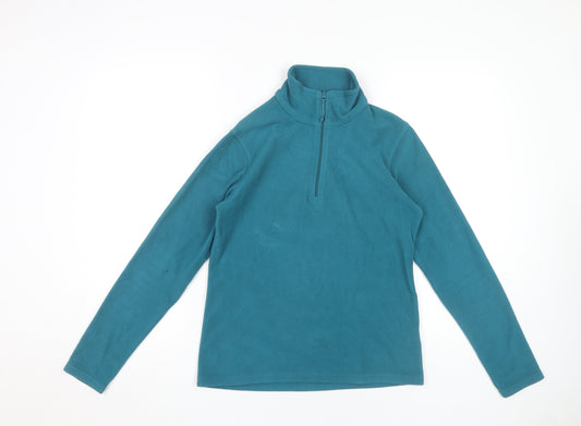 Mountain Warehouse Women's Blue Fleece Pullover Sweatshirt S