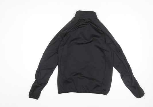 Odlo Black 1/4 Zip Pullover Unisex Top Size S