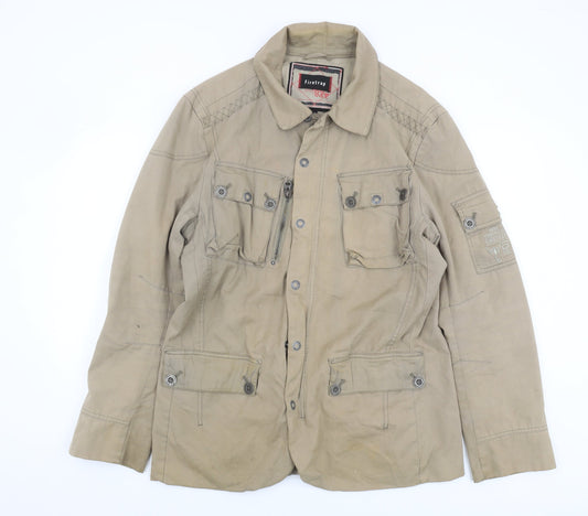 Firetrap Men's Beige Casual Jacket L