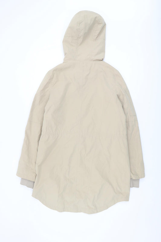 Oasis Women's Beige Parka Jacket - Size S