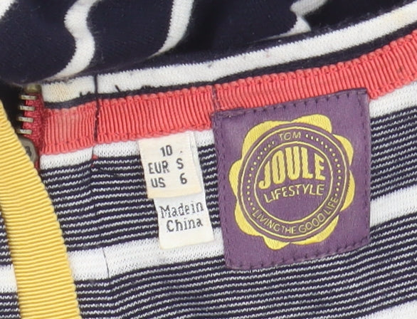 Joules Women's Navy Striped Shift Dress Size 10