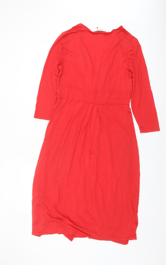 Boden Women's Red Long Sleeve Dress L