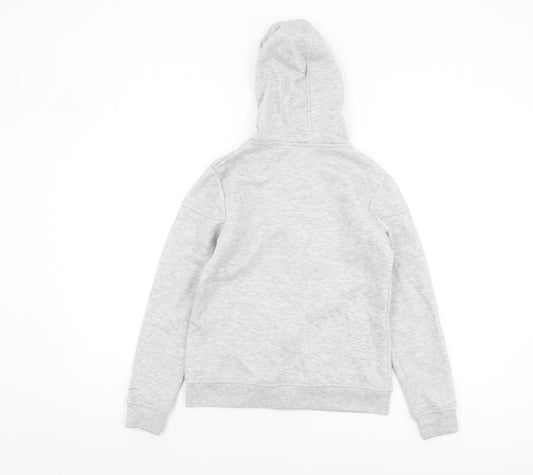 LA Gear Girls Grey Full Zip Hoodie 9-10 Years