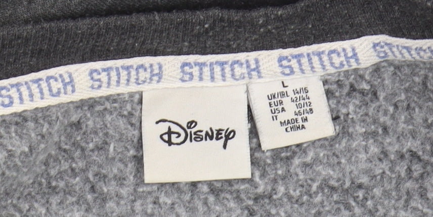 Disney Unisex Grey Pullover Sweatshirt L