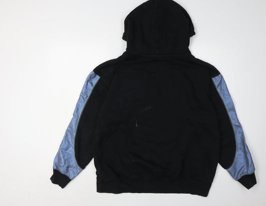 Nike Men's Black Pullover Hoodie, Small, Graphic Logo