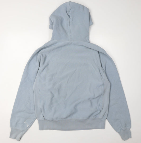 Champion Men's Blue Pullover Hoodie M - Good Condition