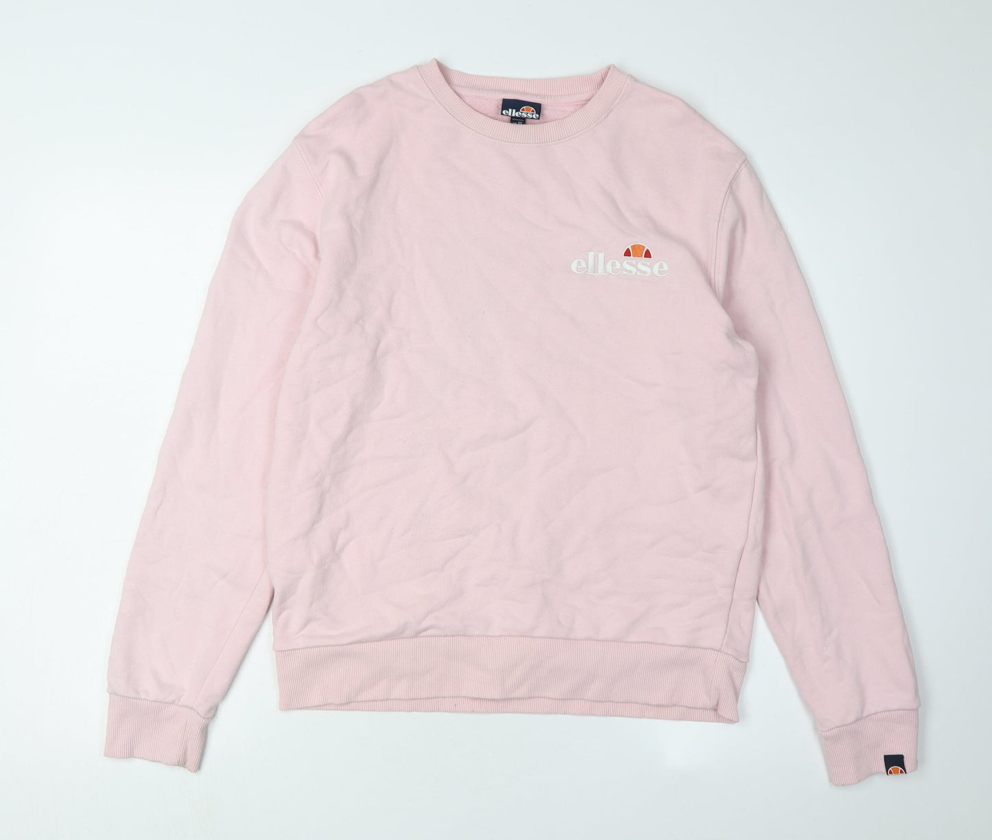 Ellesse Women's Pink Logo Pullover Sweatshirt Size 12