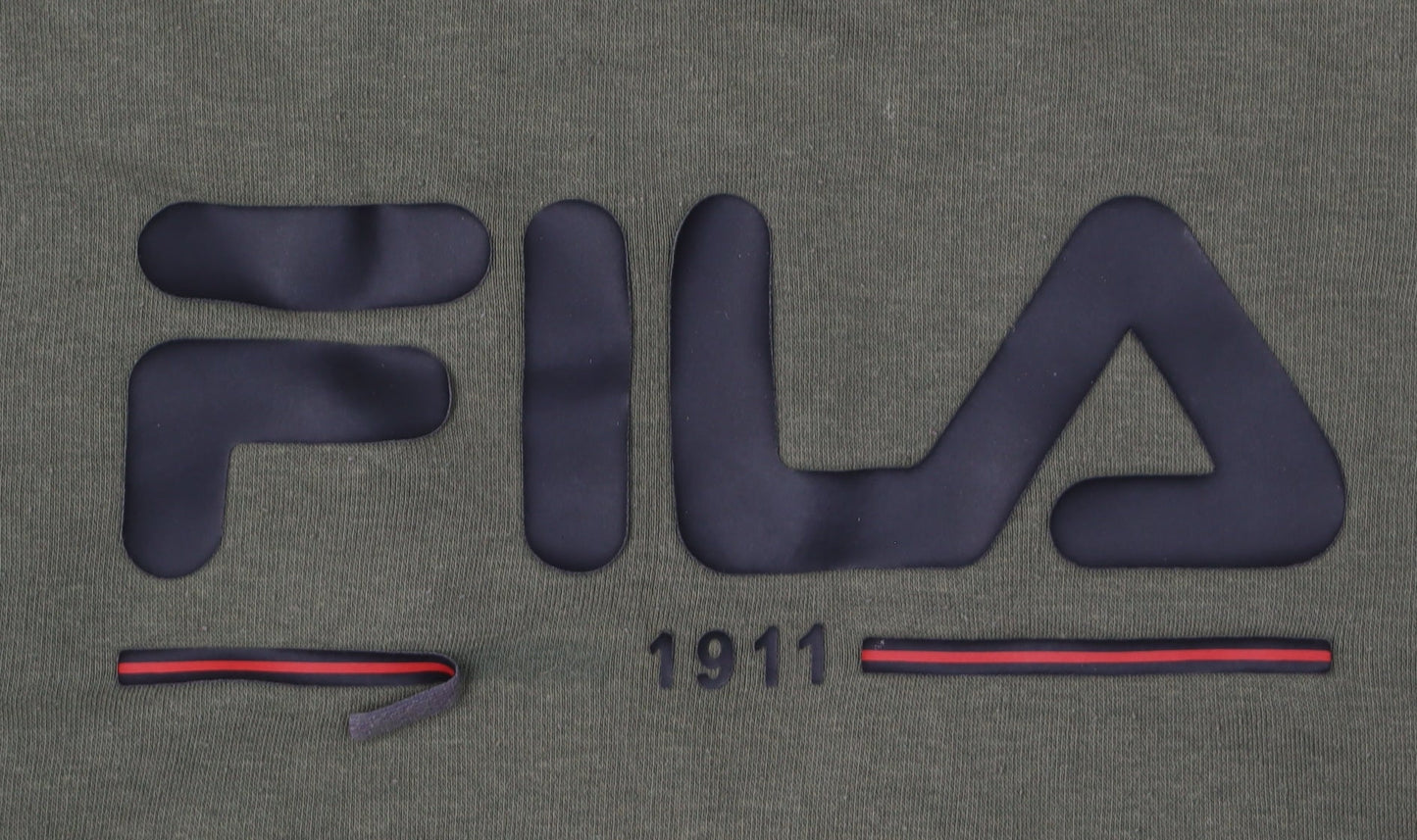 FILA Men's Green Sweatshirt, Size L, Pullover, Logo